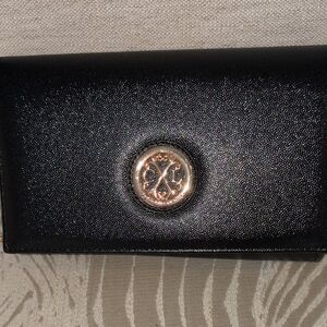 CXL Christian Lacroix Black  Paris Cavier Clutch W Detachable Chain